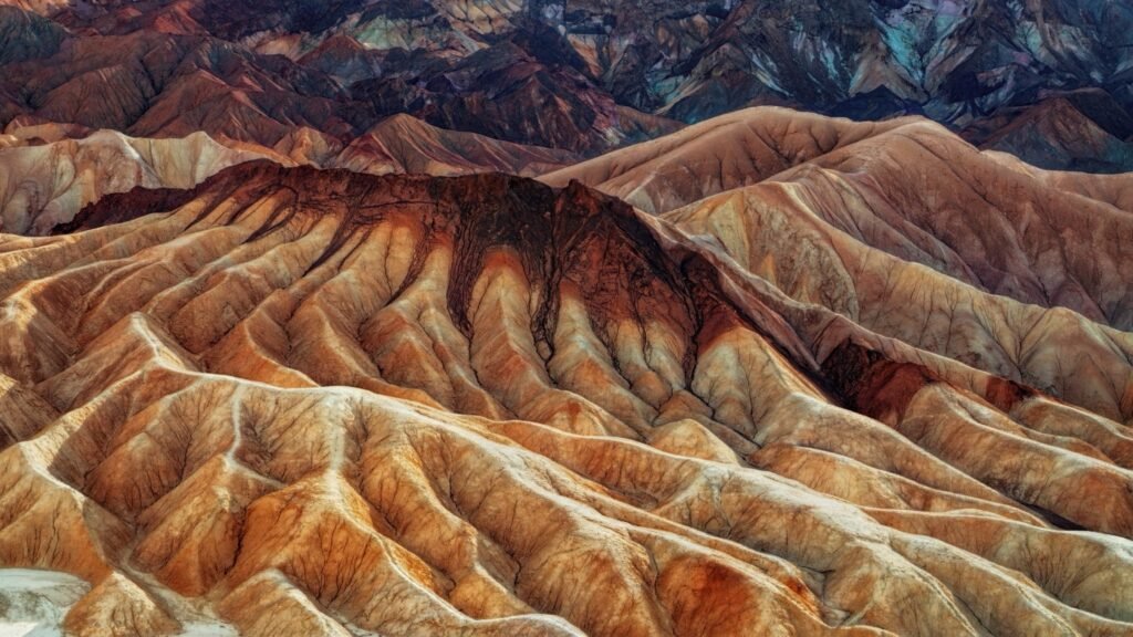 Uno de los famosos puntos de la zona desértica de Death Valley,